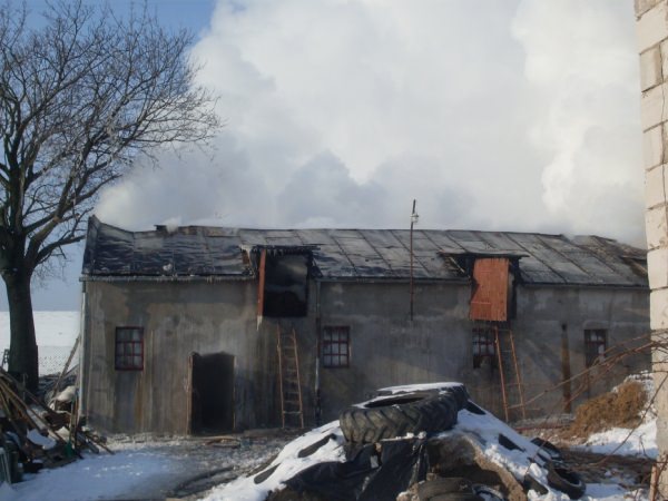 Pożar w Janinie