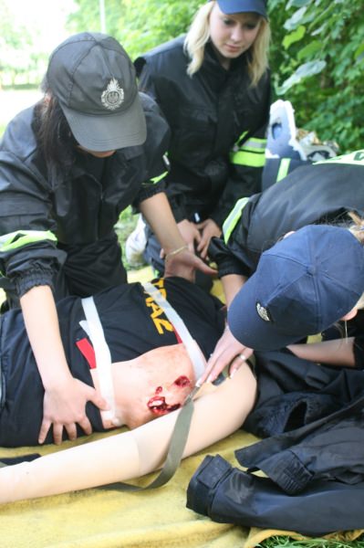Powiatowe zawody OSP i rat.med. 2009