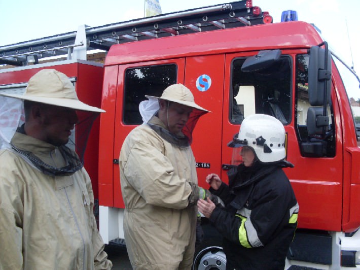 W takim stroju żadne pszczoły nam nie straszne.